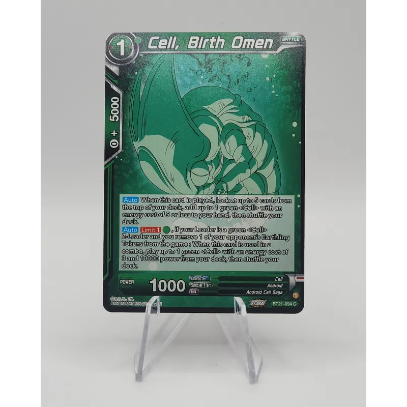 Cell, Birth Omen - Wild Resurgence (BT21) - Premium Cell from 1of1 Collectables - Just $2! Shop now at 1of1 Collectables