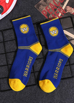 Golden State Warriors NBA Socks (Size 8-11) - Blue/Yellow - Premium Clothing from 1of1 Collectables - Just $7! Shop now at 1of1 Collectables