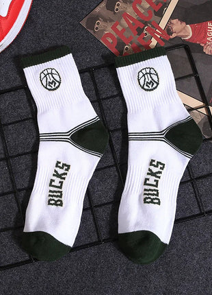 Milwaukee Bucks NBA Socks (Size 8-11) - White/Green - Premium Clothing from 1of1 Collectables - Just $7! Shop now at 1of1 Collectables