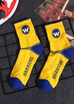 Golden State Warriors NBA Socks (Size 8-11) - Yellow/Blue - Premium Clothing from 1of1 Collectables - Just $7! Shop now at 1of1 Collectables