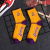 Los Angeles Lakers NBA Socks (Size 8-11) - Yellow/Purple - Premium Clothing from 1of1 Collectables - Just $7! Shop now at 1of1 Collectables