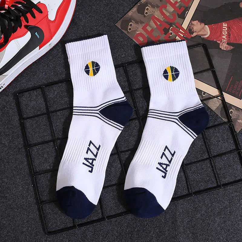 Utah Jazz NBA Socks (Size 8-11) - White - Premium Clothing from 1of1 Collectables - Just $7! Shop now at 1of1 Collectables