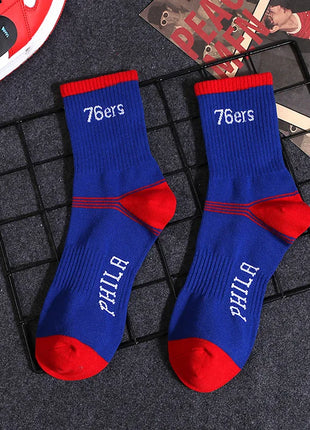 Philadelphia 76ers NBA Socks (Size 8-11) - Blue/Red - Premium Clothing from 1of1 Collectables - Just $7! Shop now at 1of1 Collectables