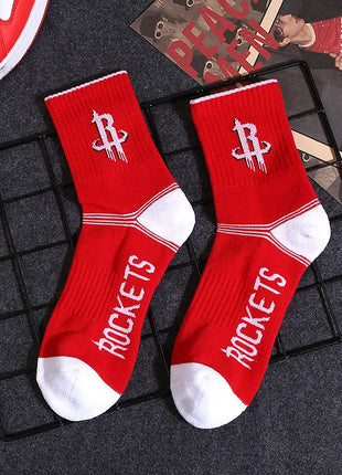 Houston Rockets NBA Socks (Size 8-11) - Red/White - Premium Clothing from 1of1 Collectables - Just $7! Shop now at 1of1 Collectables