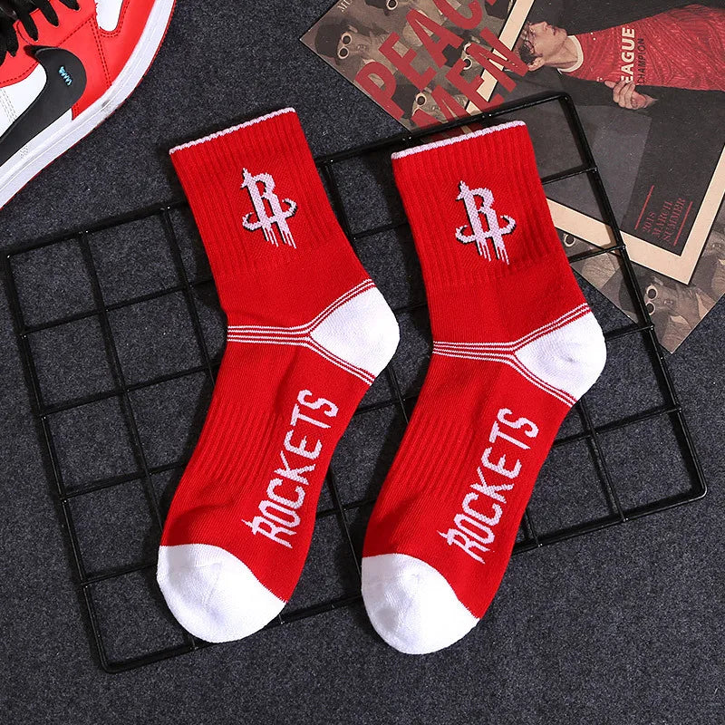 Houston Rockets NBA Socks (Size 8-11) - Red/White - Premium Clothing from 1of1 Collectables - Just $7! Shop now at 1of1 Collectables