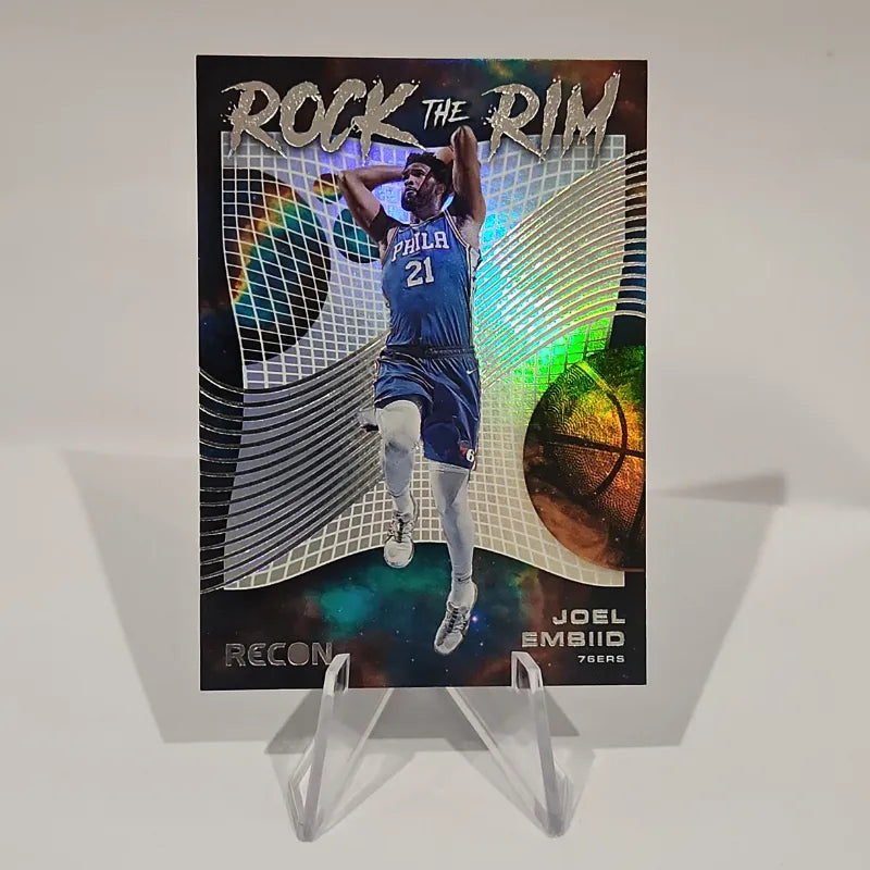 Joel Embiid 2022/23 Recon Rock the Rim Holo #23 - Premium  from 1of1 Collectables - Just $12.50! Shop now at 1of1 Collectables