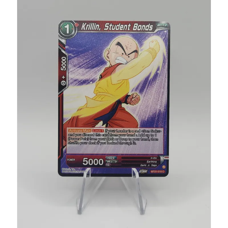 Krillin, Student Bonds - Wild Resurgence (BT21) - Premium Krillin from 1of1 Collectables - Just $2! Shop now at 1of1 Collectables