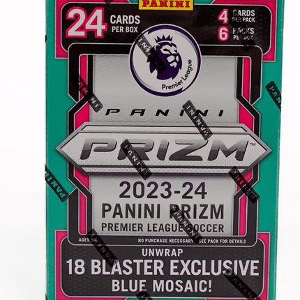 2023-24 Panini Prizm EPL Blaster [Blue Mosaic Fanatics] **FACTORY SEALED** - Premium HOBBY, BLASTER & RETAIL BOXES from 1of1 Collectables AU - Just $85! Shop now at 1of1 Collectables