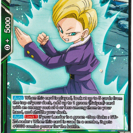 Android 18, for the Sake of Family - Power Absorbed (DBS-B20) - Premium Android from 1of1 Collectables - Just $2! Shop now at 1of1 Collectables