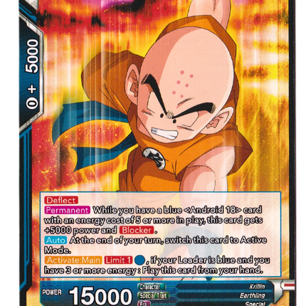 Krillin, Defensive Battler - Power Absorbed (DBS-B20) - Premium  from 1of1 Collectables - Just $2! Shop now at 1of1 Collectables