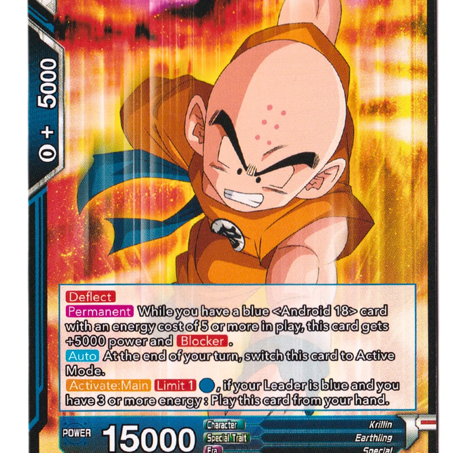 Krillin, Defensive Battler - Power Absorbed (DBS-B20) - Premium  from 1of1 Collectables - Just $2! Shop now at 1of1 Collectables