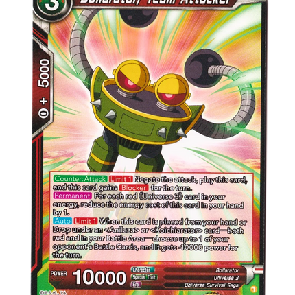 Bollarator, Team Attacker - Power Absorbed (DBS-B20) - Premium Bollarator from 1of1 Collectables - Just $2! Shop now at 1of1 Collectables