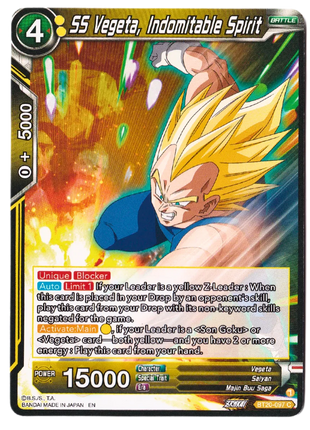 SS Vegeta, Indomitable Spirit - Power Absorbed (DBS-B20) - Premium Vegeta from 1of1 Collectables - Just $2! Shop now at 1of1 Collectables
