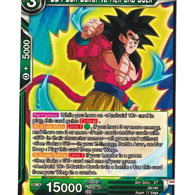 SS4 Son Goku, to Hell and Back - Power Absorbed (DBS-B20) - Premium Son Goku from 1of1 Collectables - Just $2! Shop now at 1of1 Collectables