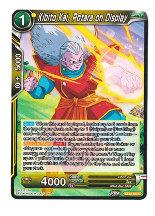 Kibito Kai, Potara on Display - Power Absorbed (DBS-B20) - Premium Kibito Kai from 1of1 Collectables - Just $2! Shop now at 1of1 Collectables