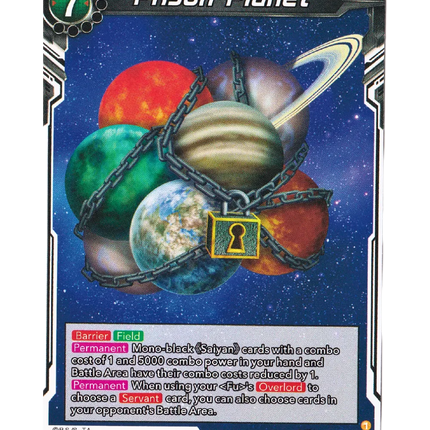 Prison Planet - Power Absorbed (DBS-B20) - Premium Prison Planet from 1of1 Collectables - Just $2! Shop now at 1of1 Collectables