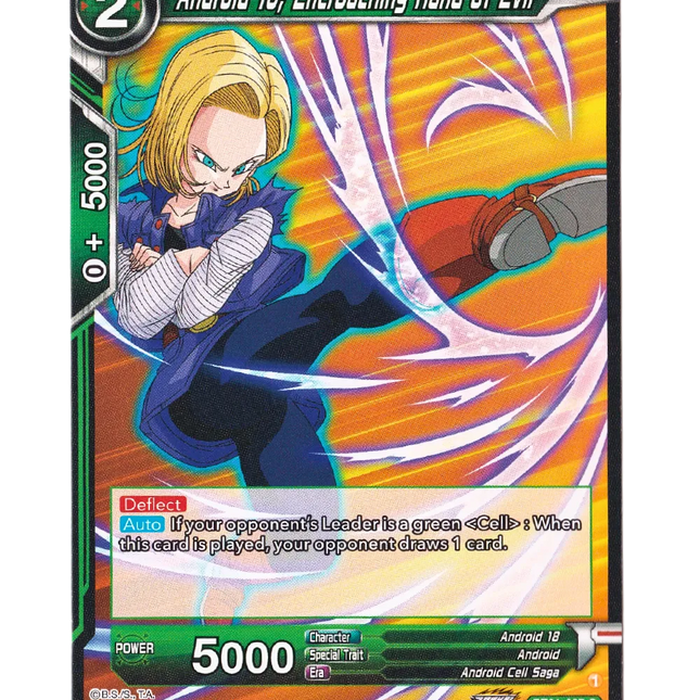 Android 18, Encroaching Hand of Evil - Wild Resurgence (BT21) - Premium Android from 1of1 Collectables - Just $2! Shop now at 1of1 Collectables