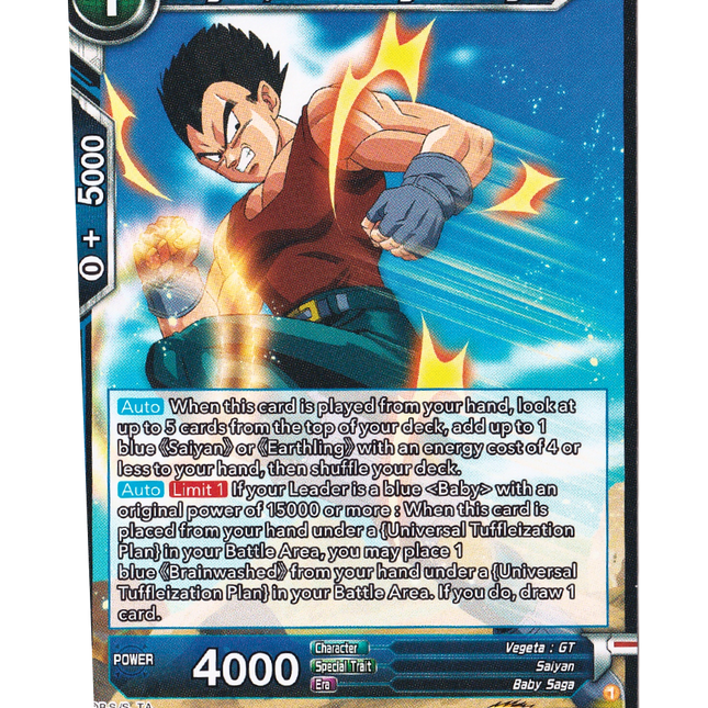 Vegeta, Disturbing Harbinger - Wild Resurgence (BT21) - Premium Vegeta from 1of1 Collectables - Just $2! Shop now at 1of1 Collectables