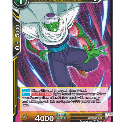 Piccolo, A Bad Feeling - Wild Resurgence (BT21) - Premium Piccolo from 1of1 Collectables - Just $2! Shop now at 1of1 Collectables