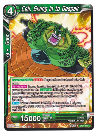 Cell, Giving in to Despair - Wild Resurgence (BT21) - Premium Cell from 1of1 Collectables - Just $2! Shop now at 1of1 Collectables