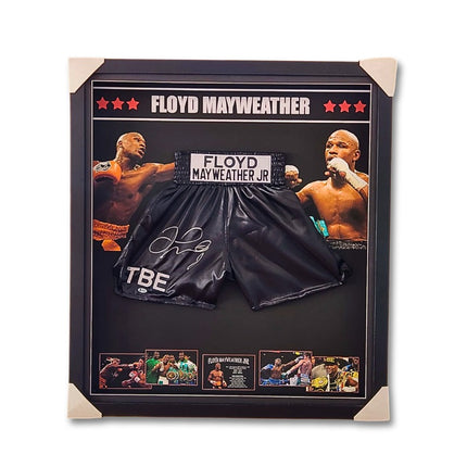 Floyd Mayweather Boxing Signed Trunks **BECKET AUTHENTIC** - Premium memorabilia from 1of1 Collectables AU - Just $1395! Shop now at 1of1 Collectables