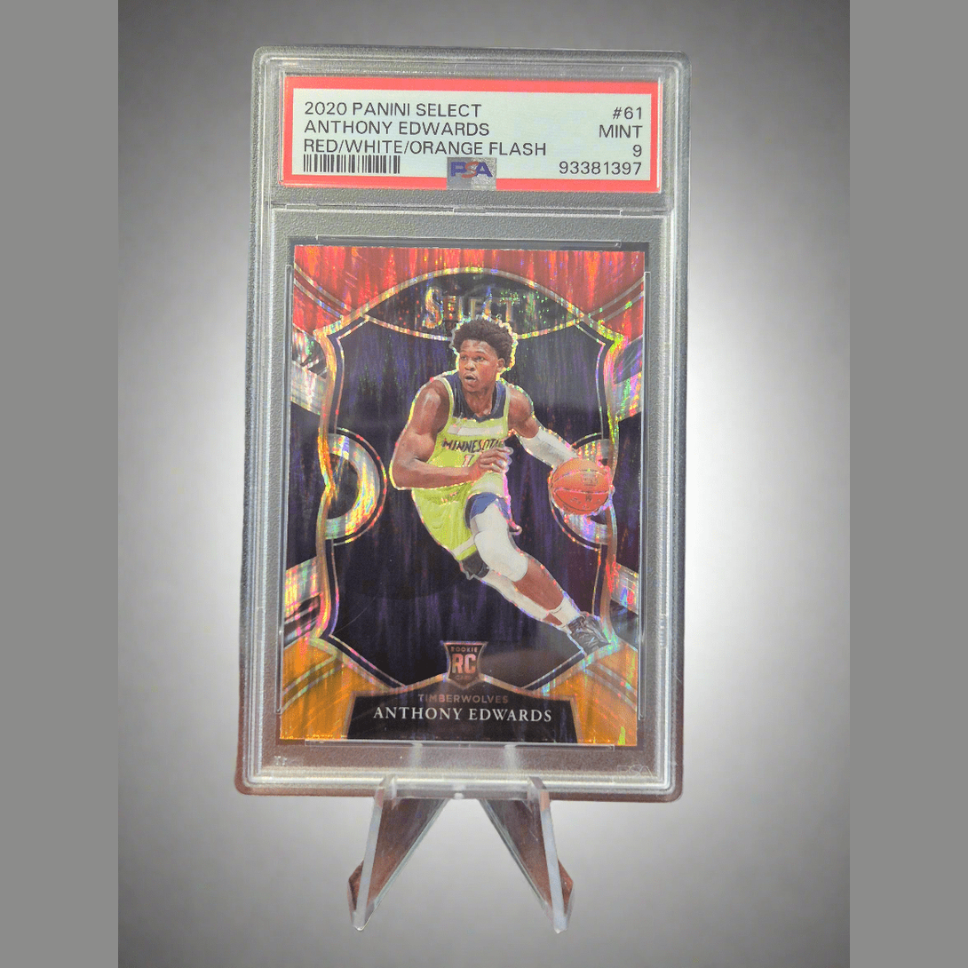 Anthony Edwards 2020/21 Select Red/ White/ Orange Flash RC #61 **PSA MINT 9** - 1of1 Collectables