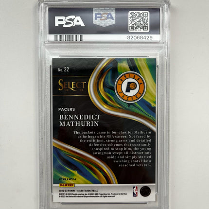 Bennedict Mathurin 2022/23 Select Sensations Silver RC **PSA GEM MINT 10**  **POP 3** - Premium  from 1of1 Collectables - Just $149! Shop now at 1of1 Collectables