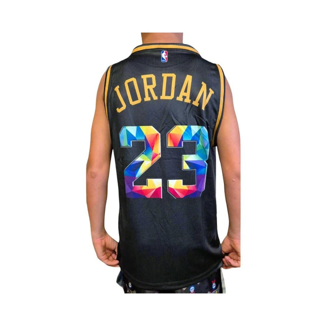 BASKETBALL SINGLET: NBA CHICAGO BULLS JORDAN MULTI COLOUR (SIZES AVAILABLE) - 1of1 Collectables