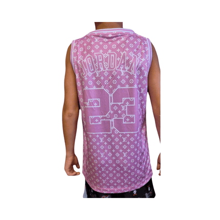 BASKETBALL SINGLET: NBA CHICAGO BULLS JORDAN X LV PINK (SIZES AVAILABLE) - 1of1 Collectables