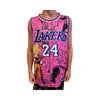 BASKETBALL SINGLET: NBA LAKERS KOBE BRYANT X DRAGON BALL Z PINK (SIZES AVAILABLE) - 1of1 Collectables