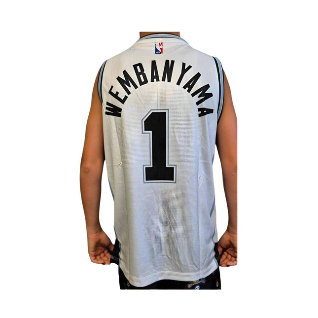BASKETBALL SINGLET: NBA VICTOR WEMBANYAMA SPURS (SIZES AVAILABLE) - 1of1 Collectables