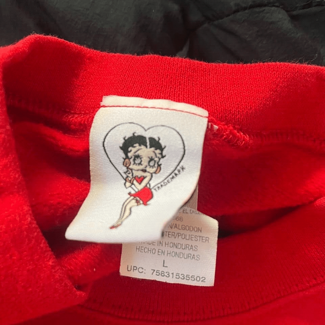 BETTY BOOP - BE NAUGHTY CHRISTMAS SWEATER *VINTAGE 90s* (LARGE) - 1of1 Collectables