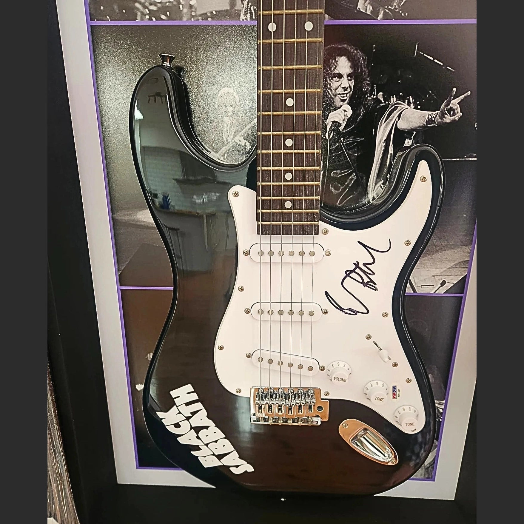 Black Sabbath Signed Electric Guitar **GEEZER BUTLER SIGNATURE** PSA DNA AUTHENTIC - 1of1 Collectables