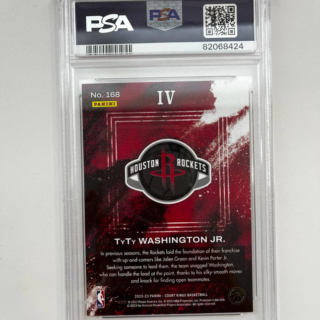 TyTy Washington Jr 2022/23 - Court Kings RC #168 **PSA MINT 9** POP 5 - Premium  from 1of1 Collectables - Just $149! Shop now at 1of1 Collectables