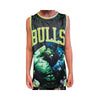 CUSTOM BASKETBALL SINGLET: CHICAGO BULLS JORDAN x HULK (CHOOSE SIZE) - 1of1 Collectables