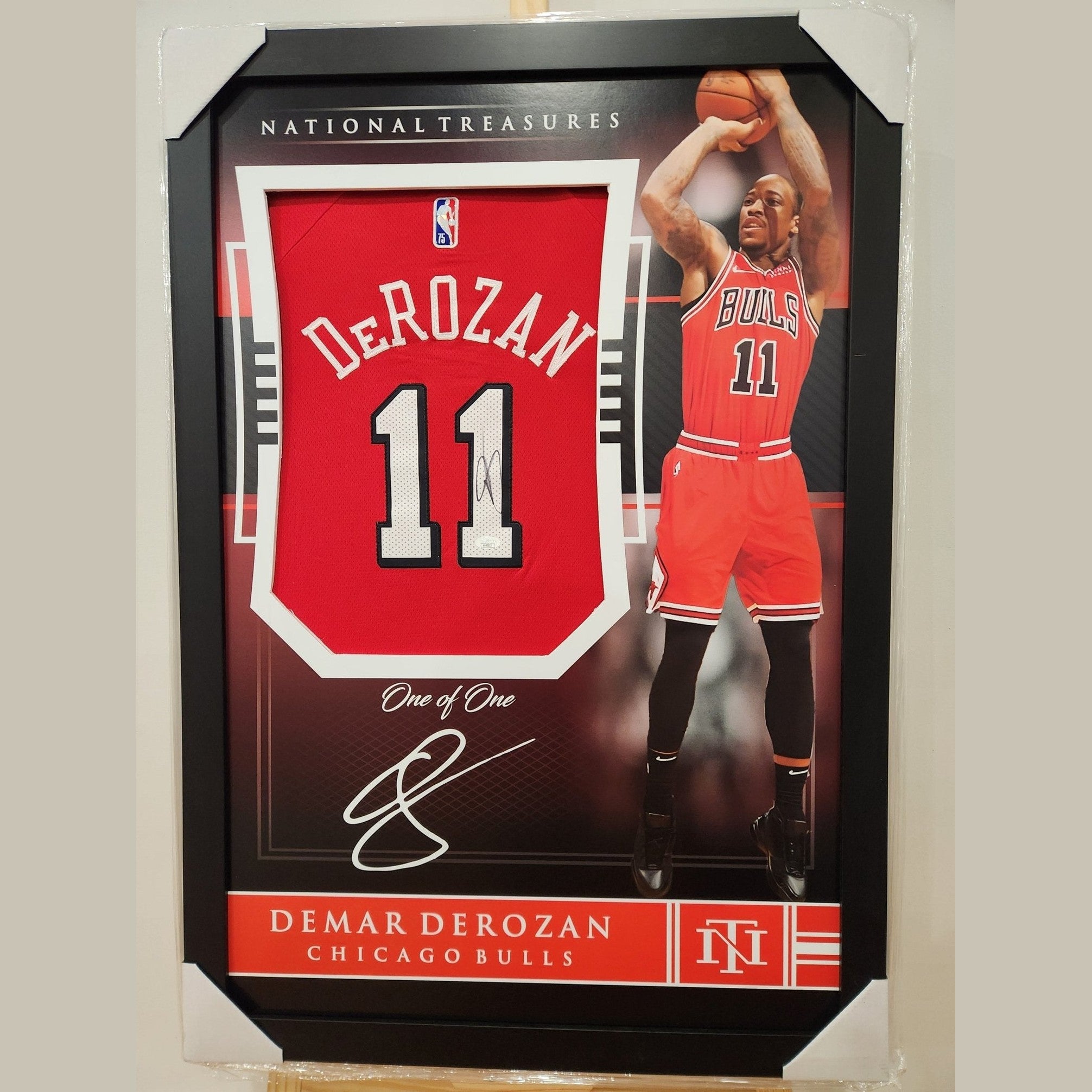 Demar DeRozan Chicago Bulls Signed Jersey - National Treasures Framed **JSA AUTHENTICATED** - 1of1 Collectables