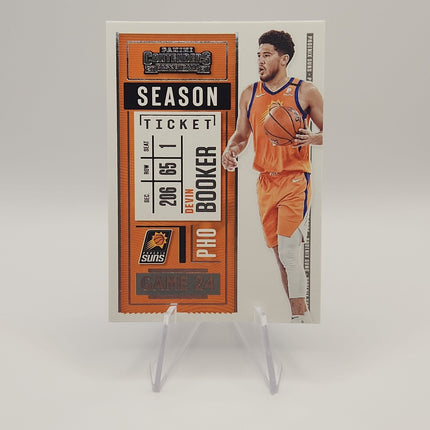 Devin Booker 2020/21 Contenders Season Ticket #37 - 1of1 Collectables