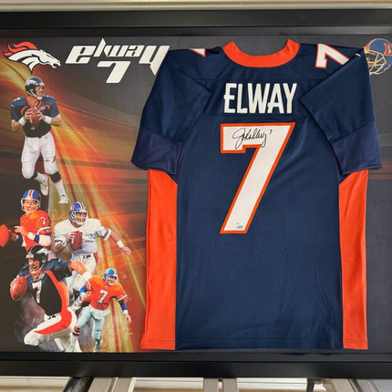 John Elway Denver Broncos Signed & Framed Jersey  **JSA AUTHENTICATED** - Premium  from 1of1 Collectables - Just $1800! Shop now at 1of1 Collectables