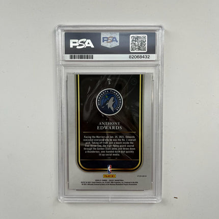 Anthony Edwards 2020/21 Select Rookie Selections - Red #5 **PSA GEM MINT 10** - Premium  from 1of1 Collectables - Just $495! Shop now at 1of1 Collectables