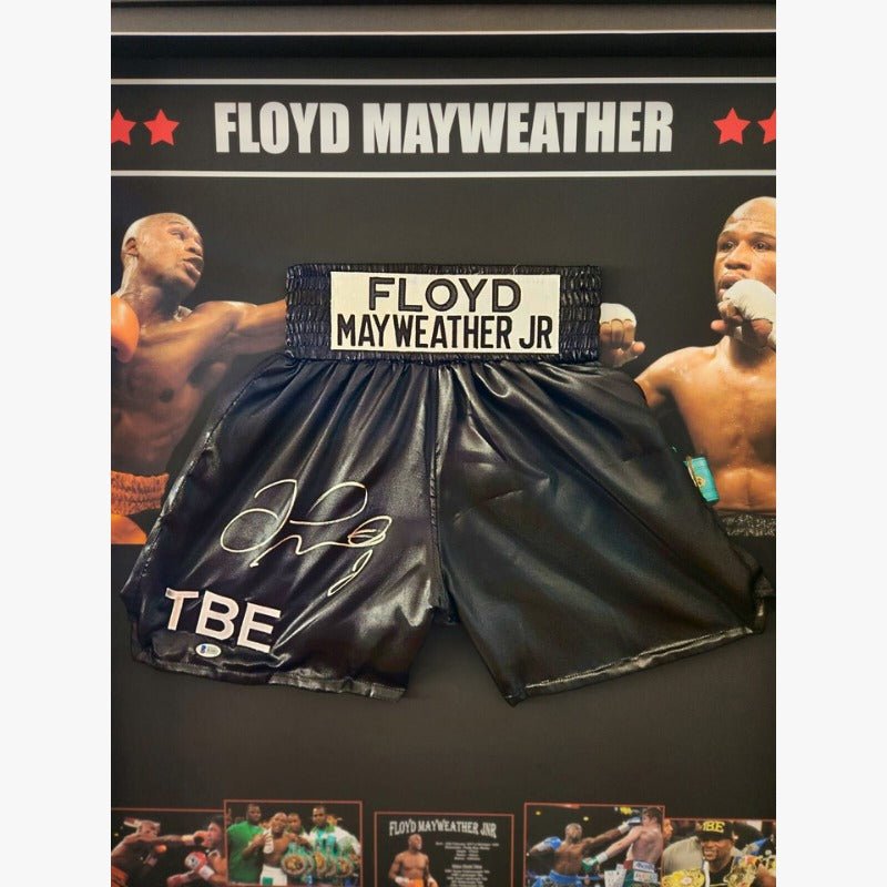 Floyd Mayweather Boxing Signed Trunks **BECKET AUTHENTIC** - 1of1 Collectables