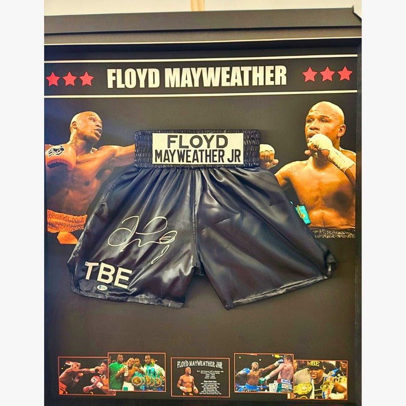 Floyd Mayweather Boxing Signed Trunks **BECKET AUTHENTIC** - 1of1 Collectables