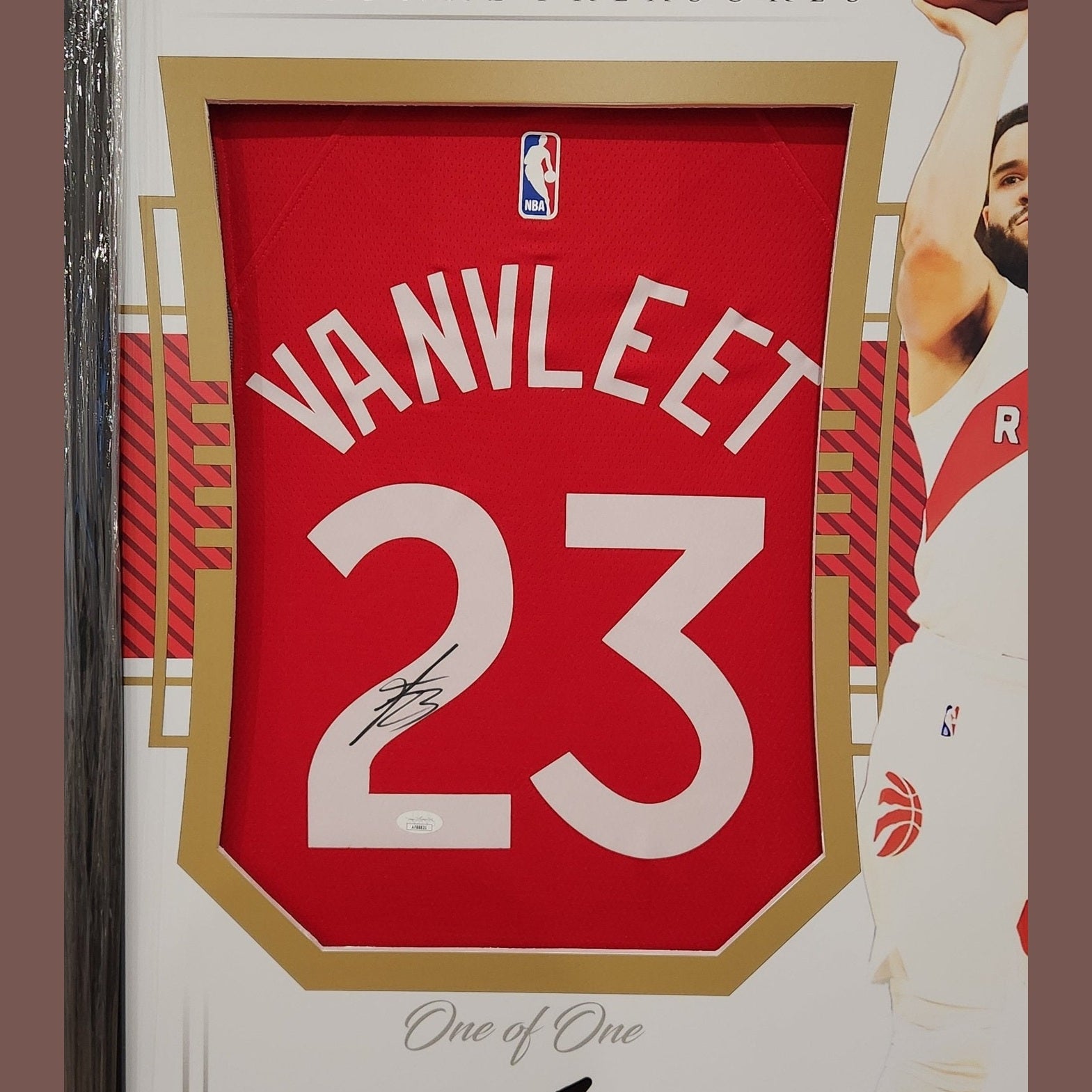 Fred Van Fleet Toronto Raptors Signed Jersey - National Treasures Framed **JSA AUTHENTICATED** - 1of1 Collectables