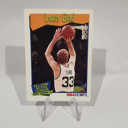 Larry Bird 1991/92 Hoops All Time Stat Leaders #532 - 1of1 Collectables