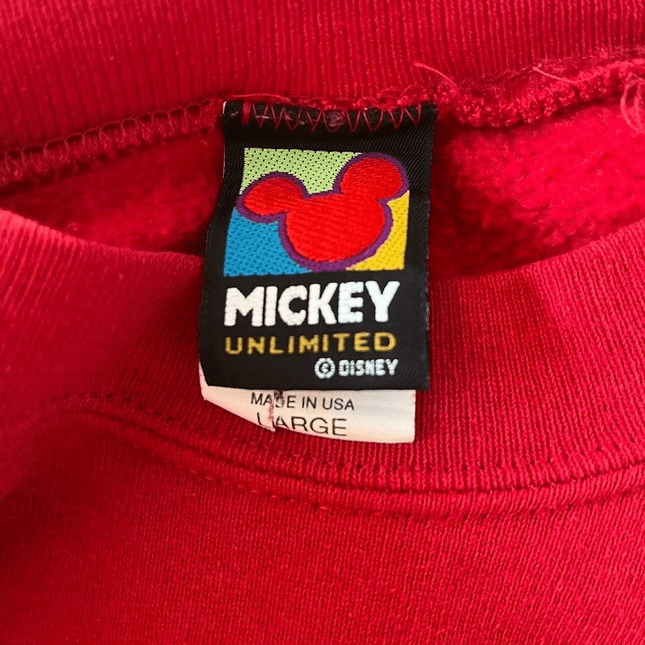 MICKEY UNLIMITED CHRISTMAS SWEATER *VINTAGE 90s DISNEY* *Made in USA* (LARGE) - 1of1 Collectables