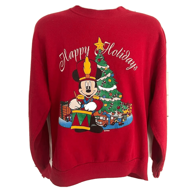 MICKEY UNLIMITED CHRISTMAS SWEATER *VINTAGE 90s DISNEY* *Made in USA* (LARGE) - 1of1 Collectables