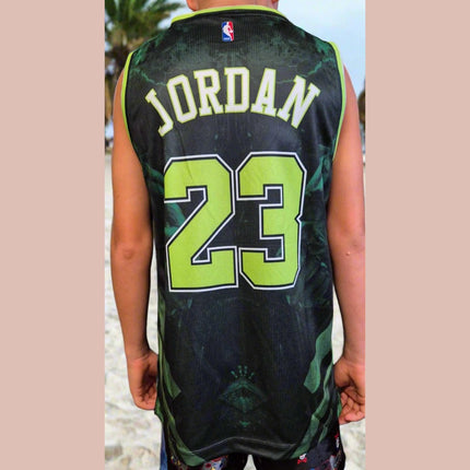 NBA BULLS JORDAN x HULK CUSTOM BASKETBALL SINGLET (CHOOSE SIZE) - 1of1 Collectables