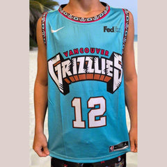 NBA GRIZZLIES JA MORANT CUSTOM BASKETBALL SINGLET (CHOOSE SIZE) - 1of1 Collectables