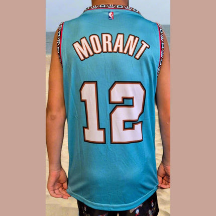 NBA GRIZZLIES JA MORANT CUSTOM BASKETBALL SINGLET (CHOOSE SIZE) - 1of1 Collectables