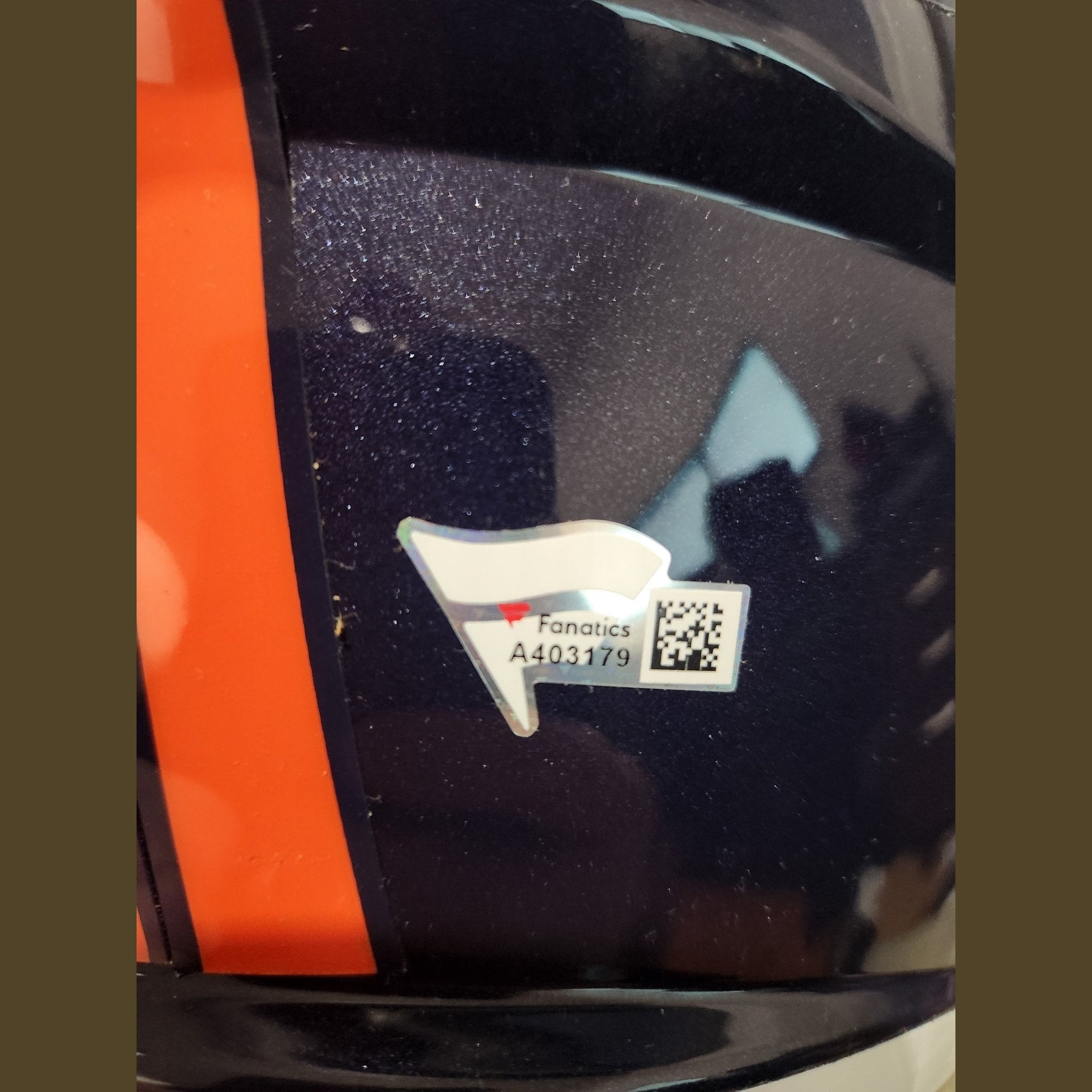 Payton Manning Denver Broncos Autographed Riddell Full Size Helmet **FANATICS AUTHETICATED** - 1of1 Collectables