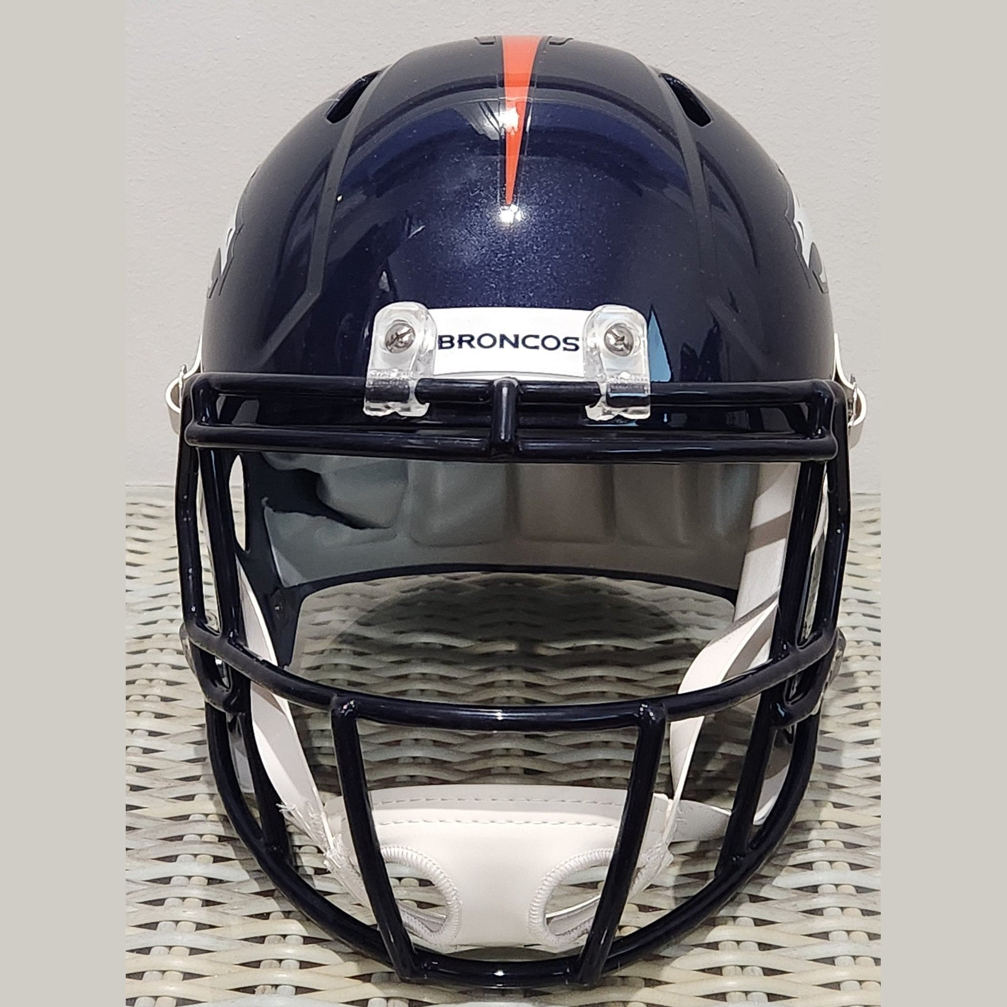 Payton Manning Denver Broncos Autographed Riddell Full Size Helmet **FANATICS AUTHETICATED** - 1of1 Collectables